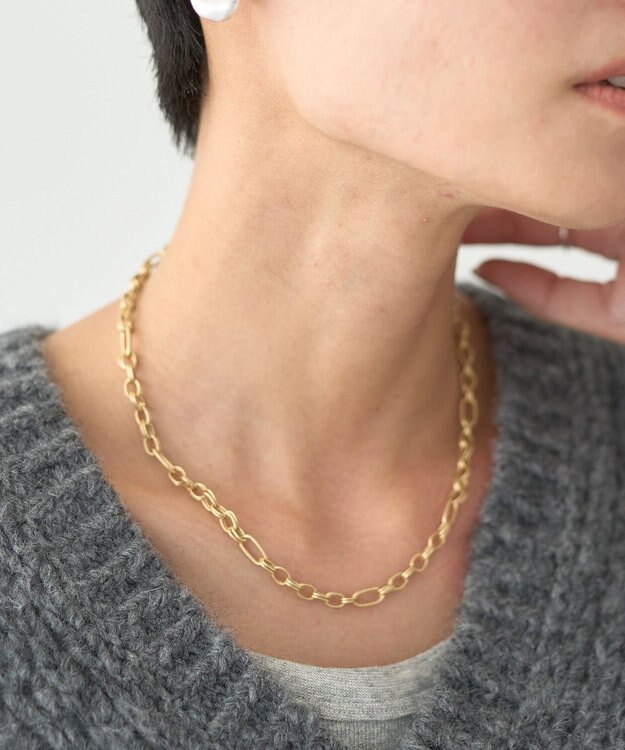 AMERICAN HOLIC ボリュームチェーンショートネックレス Gold