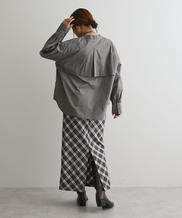 CRAFT STANDARD BOUTIQUE ヨークデザインシャツ Dark Gray