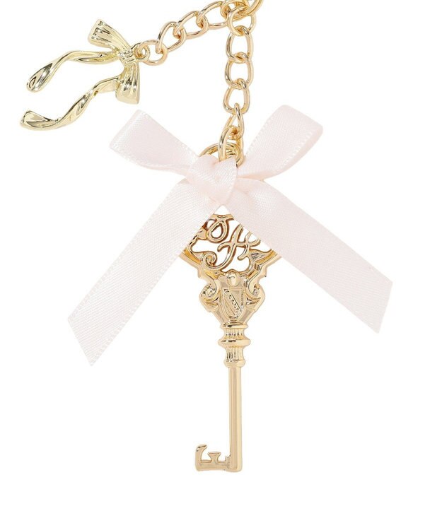 Maison de FLEUR キーリボンパール2Wayチャーム Light Pink
