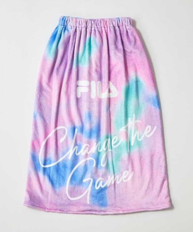 OP／FILA 【FILA】タイダイ柄マイクロフリース巻きタオル パープル