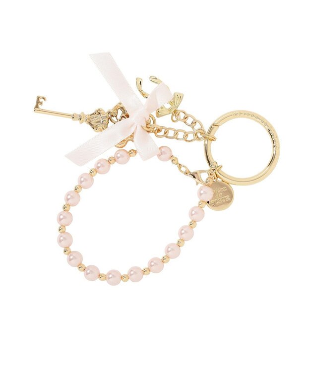 Maison de FLEUR キーリボンパール2Wayチャーム Light Pink