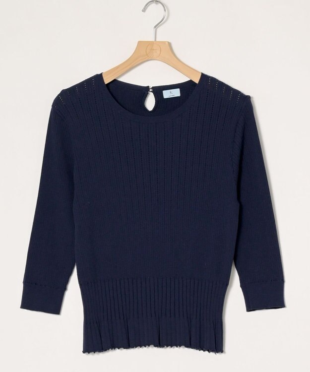 ONWARD Reuse Park 【組曲】ニット春夏 ネイビー