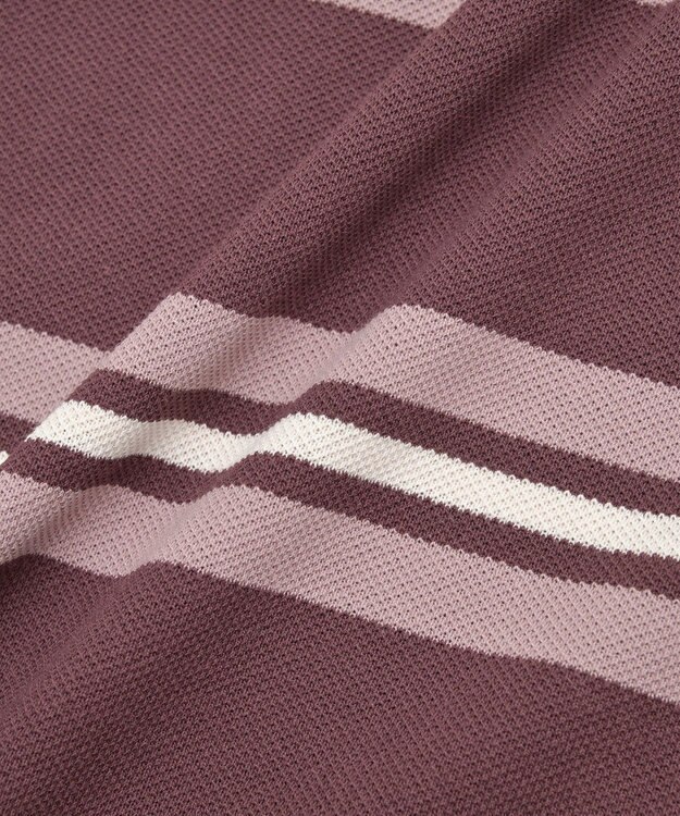 earth music&ecology レトロボーダーラガーミニワンピース Border Pink