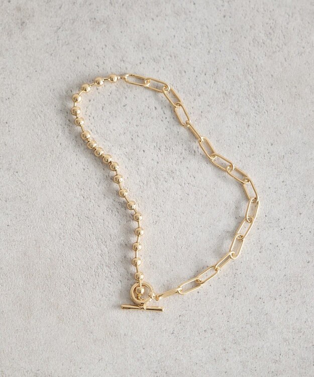 earth music&ecology マンテルチェーンＭＩＸネックレス Gold