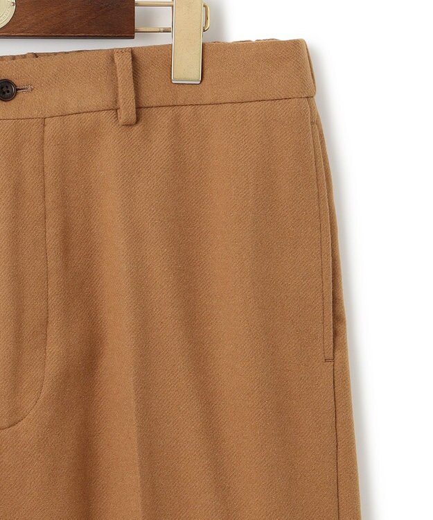 J.PRESS MEN カシミヤタッチワイド イージーパンツ ベージュ系