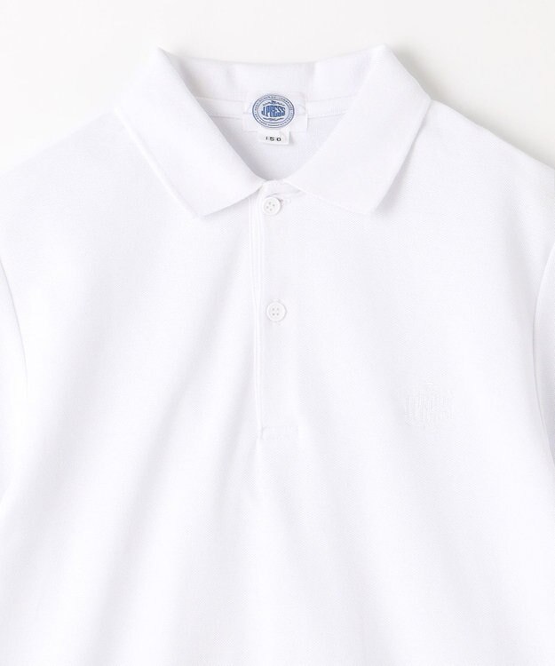 J.PRESS KIDS 【140-170cm】40/2鹿の子 半袖 ポロシャツ ホワイト系