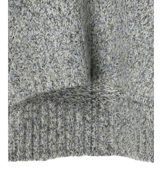 Green Parks ふわふわＭｉｘニットプルオーバー Black