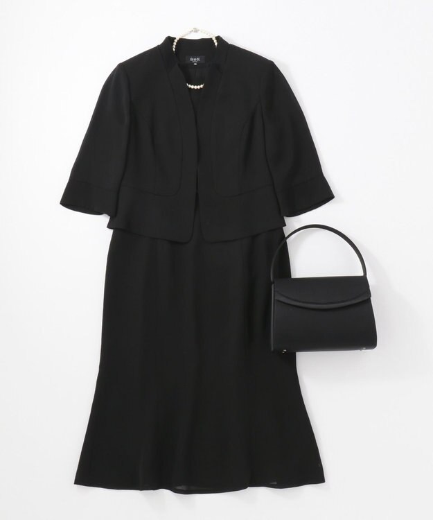 自由区 FORMAL 【定番】シンプルハンドバッグ ブラック系