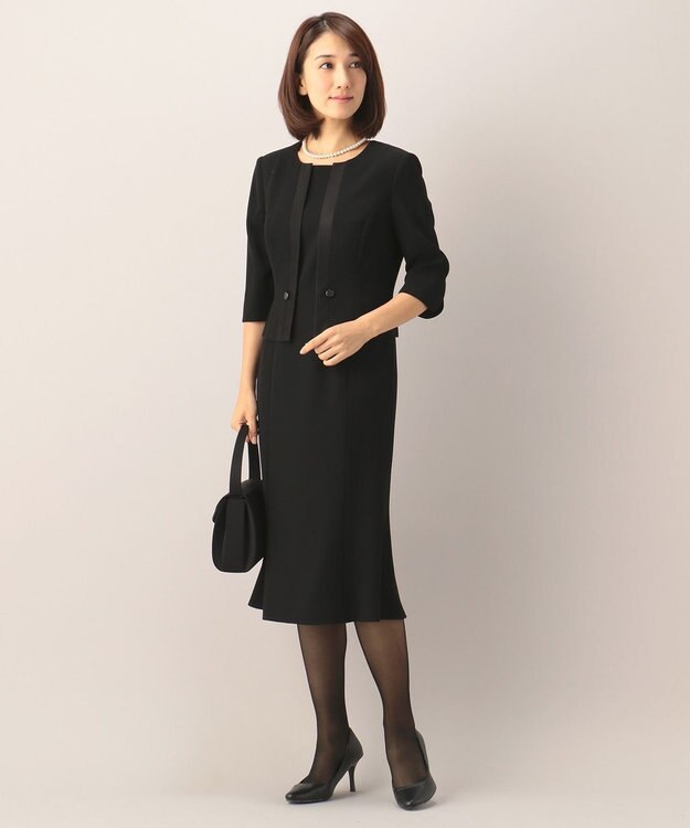 自由区 FORMAL 【定番】シンプルハンドバッグ ブラック系