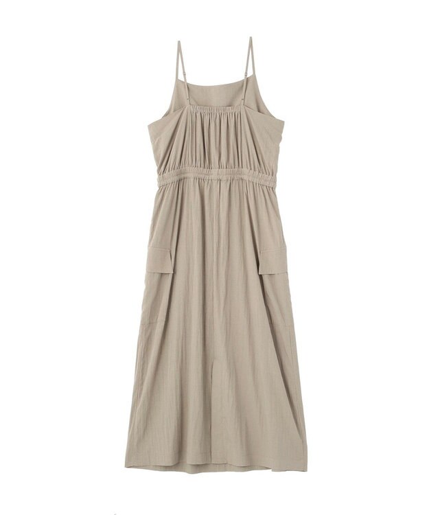 YECCA VECCA 【UVカット/遮熱/接触冷感】COOLカーゴキャミワンピース Charcoal Gray