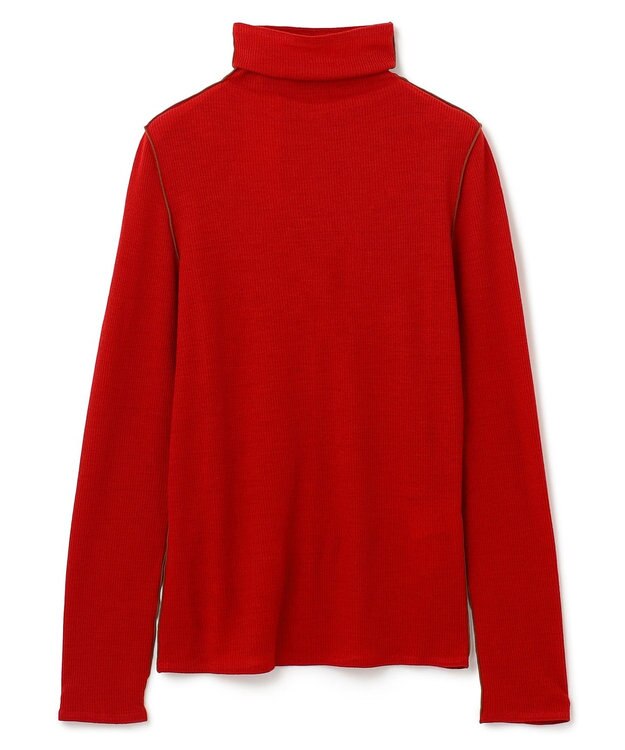 BEIGE， FORD / ハイネックトップス Red×D.Camel