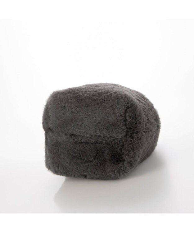 UNBILLION カシュカシュ cachecache / フリルハンドルエコファー巾着バッグ GY