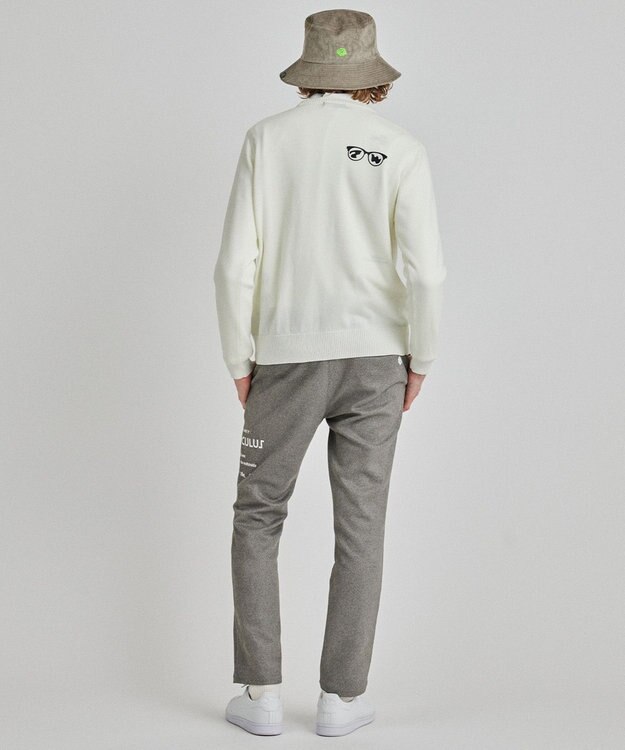 PW CIRCULUS 【MEN】スエードライクテーパードパンツ グレー系