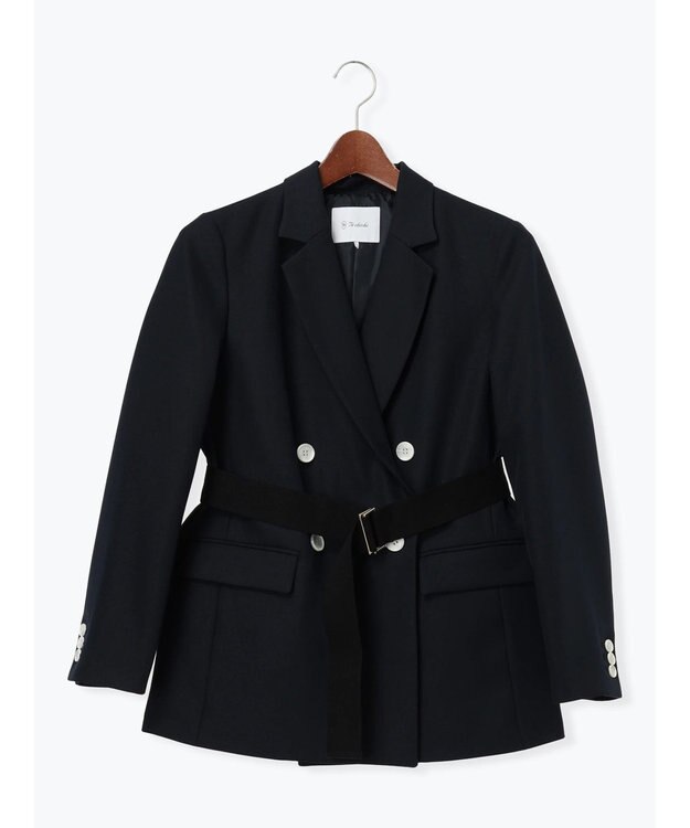 Te chichi デタッチベルトテーラードジャケット《2026 spring catalog item》 ネイビー