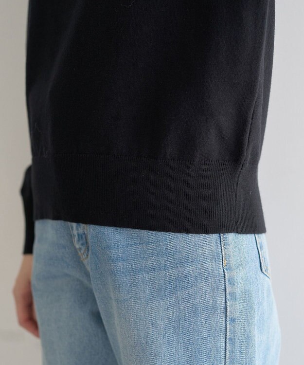 YECCA VECCA オフタートルネックニット Black