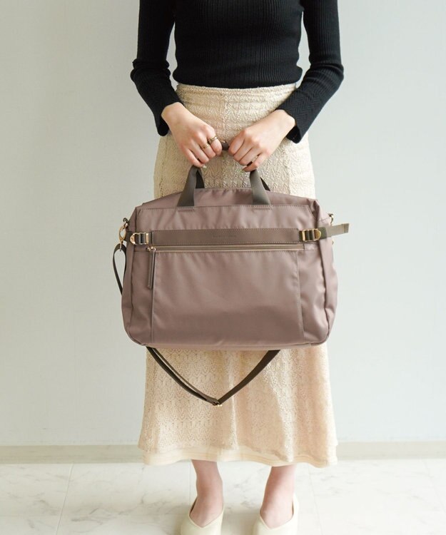 ACE BAGS & LUGGAGE hiromichi nakano エリン ボストンバッグ  17566 ヒロミチナカノ ベージュ