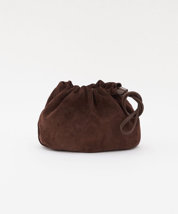 russet 【WEB限定】スエード巾着4WAYショルダーバッグ(CE-1793-WEB) D.Brown