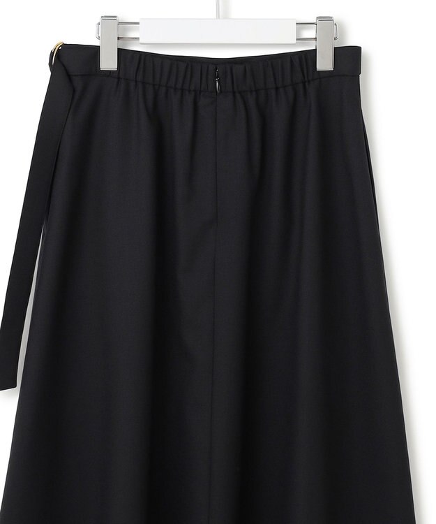 23区 S 【VERY10月号掲載】メリノウールサテン スカート ブラック系