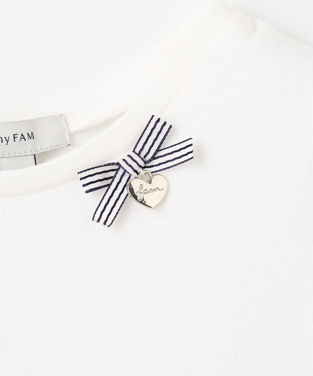 ANY KIDS ドッキング レトロ花柄 ワンピース ネイビー