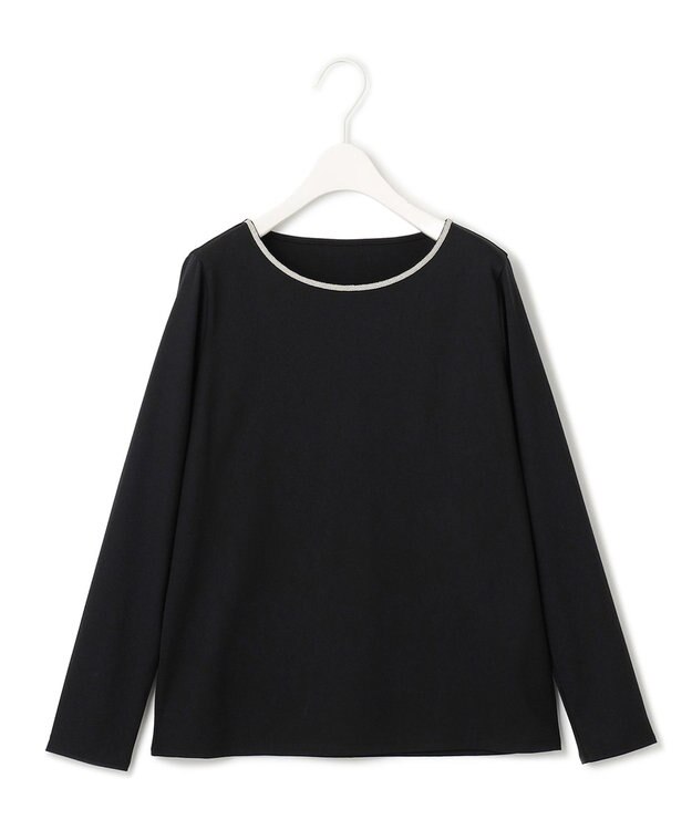 ICB L 【洗える】コンパクトモクロディ プルオーバー ブラック系