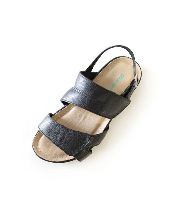 Pointer 本革 バックストラップサンダル ブラック