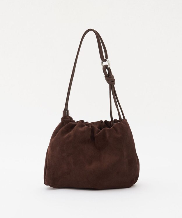 russet 【WEB限定】スエード巾着4WAYショルダーバッグ(CE-1793-WEB) D.Brown