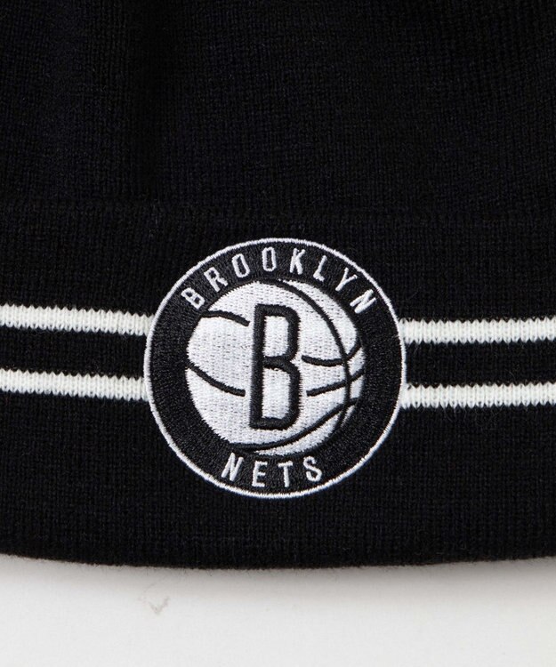 WEGO 【ユニセックス着用ITEM】別注NBA　ポンポンニットキャップ ブラック