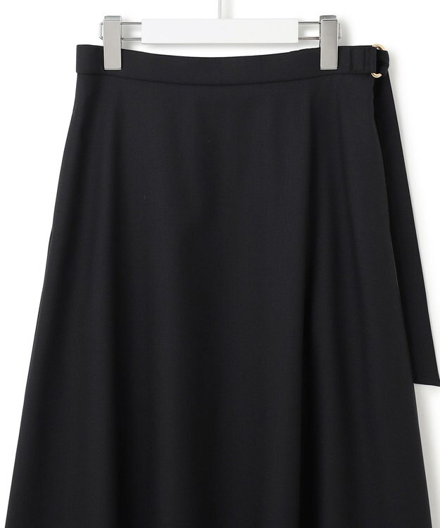 23区 S 【VERY10月号掲載】メリノウールサテン スカート ブラック系