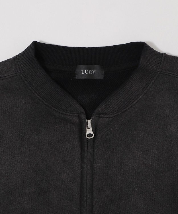 WEGO ブラストダブルZIPスウェットカーディガン ブラック