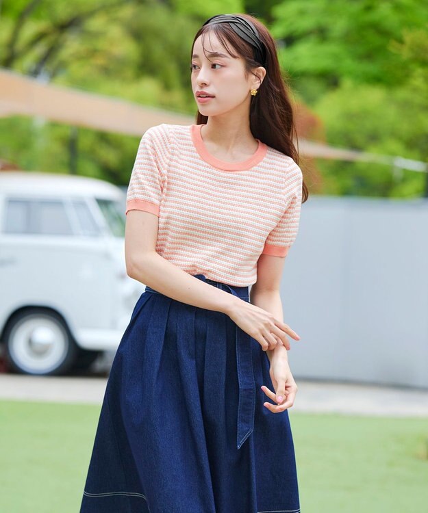 Tiaclasse ツイストデザインブレイドカチューシャ レザーブラック(幅広タイプ）