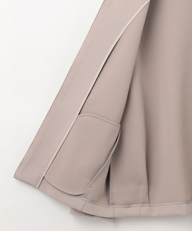 J.PRESS LADIES ダンボールジャージー ブルゾン ブラウン系