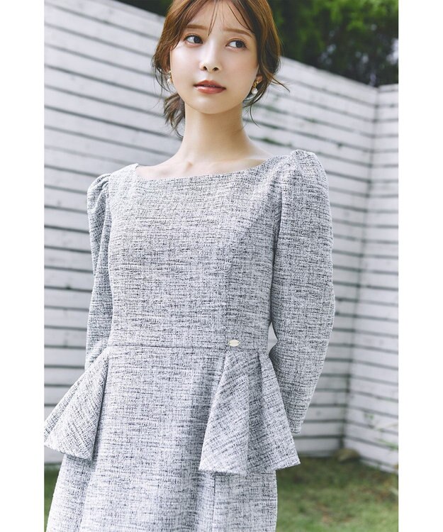 TOCCA 【WEB限定カラーあり・洗える・消臭】FLAPFLAP ドレス ブラック系