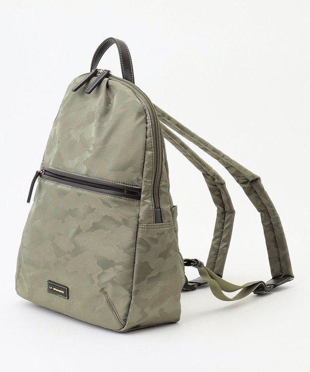 LA BAGAGERIE シャドージャカード リュックサック グレージュ
