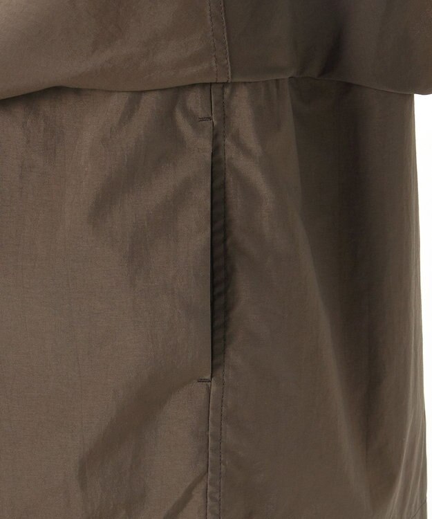 23区 【R(アール)】ナイロンライトワッシャー ペプラム ブルゾン ダークブラウン系