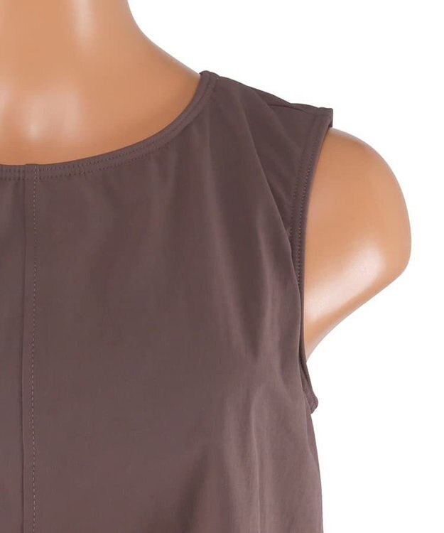 San-ai Resort（三愛水着楽園） 【カップ付きセット水着】タンキニ セット水着　無地【Ungrid（アングリッド）】 ブラウン