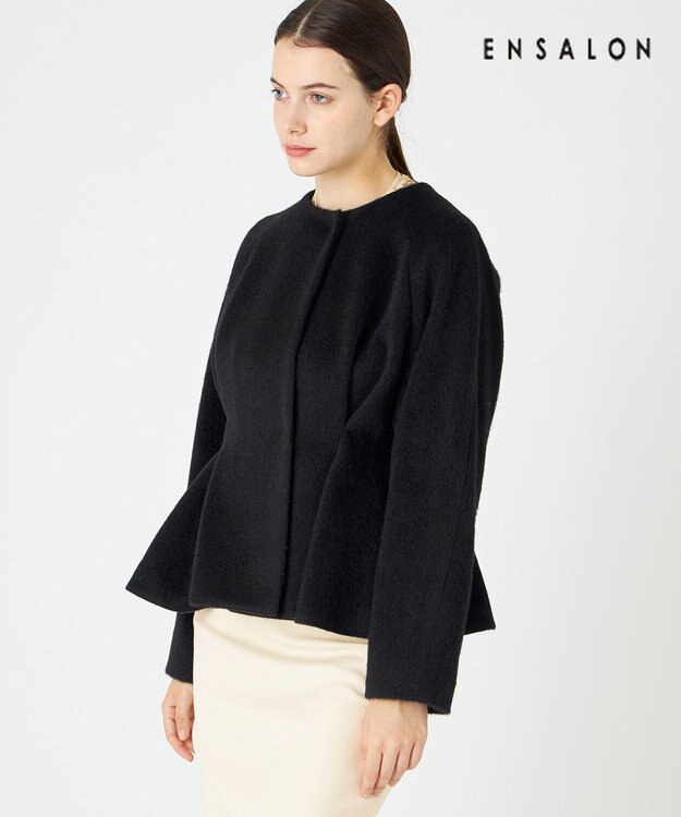 BEIGE， 【WEB限定】EMERAUDE / ファージャケット Black