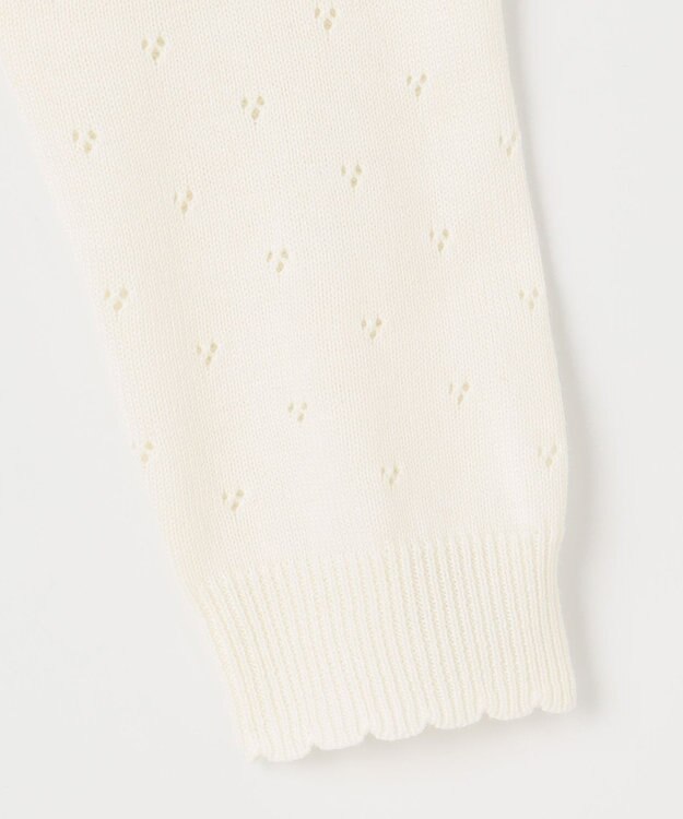 ANY KIDS 長袖 ボレロ オフホワイト