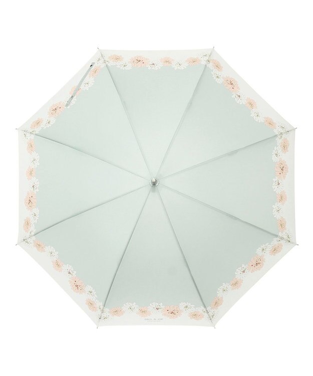 MOONBAT 【FUDGE掲載】PAUL&JOE ACCESSOIRES(ポール＆ジョー アクセソワ) 長傘 クリザンテーム ライトグレー