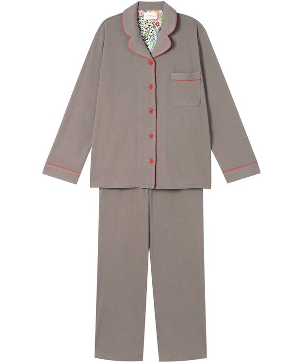 une nana cool 【綿100％】フライスパジャマ　ＭＡＤＥ　ＷＩＴＨ　ＬＩＢＥＲＴＹ　ＦＡＢＲＩＣ GR