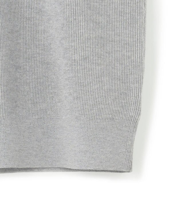 UNFILO MENS スタイリッシュ ニット ベスト グレー