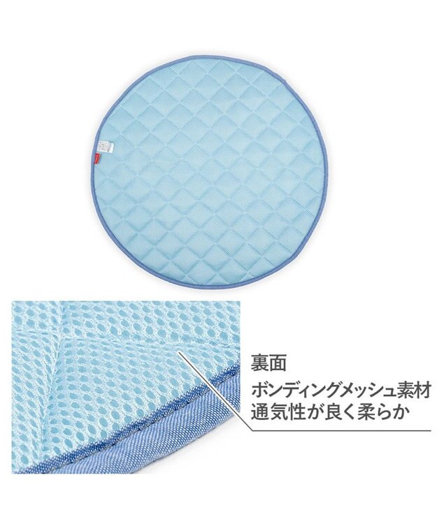 PET PARADISE スヌーピー クールマット 丸 《サマーバケーション柄》 Ｓ ブルー