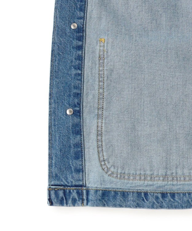 J.PRESS MEN ヴィンテージライク デニム カバーオール サックスブルー系