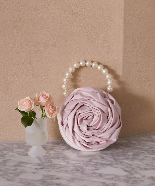 Maison de FLEUR ローズショルダーバッグ Pink