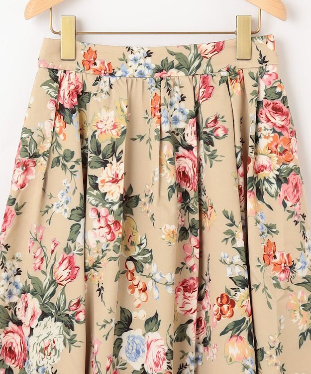 組曲 S 【23AW】ローズブーケプリント フレアスカート ベージュ系5