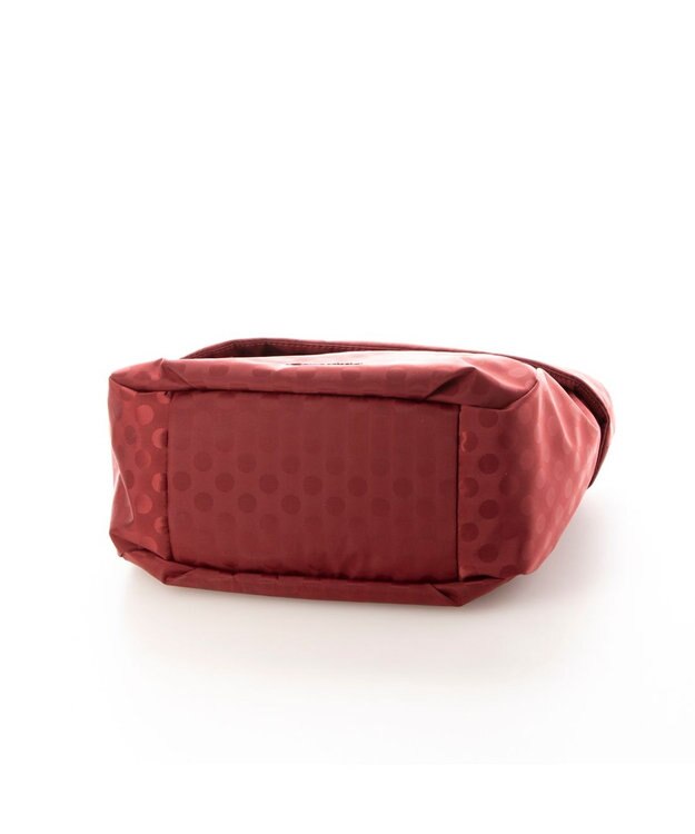 Y'SACCS PolkaDots口折れミニトート ワイン