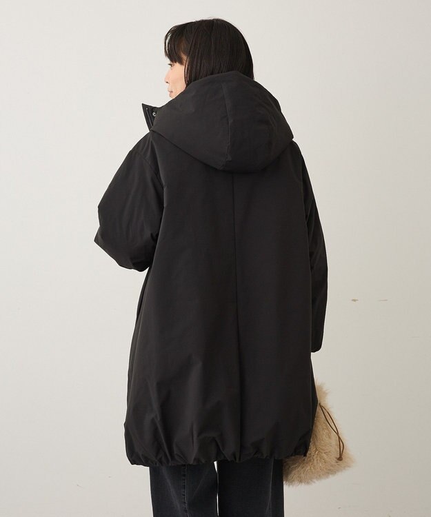 CRAFT STANDARD BOUTIQUE ボリューム中綿ミディコート Black