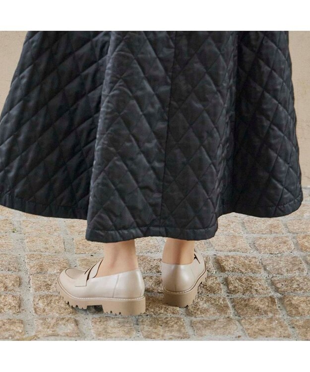 MODE ET JACOMO <MODE ET JACOMO>厚底コインローファー ベージュ