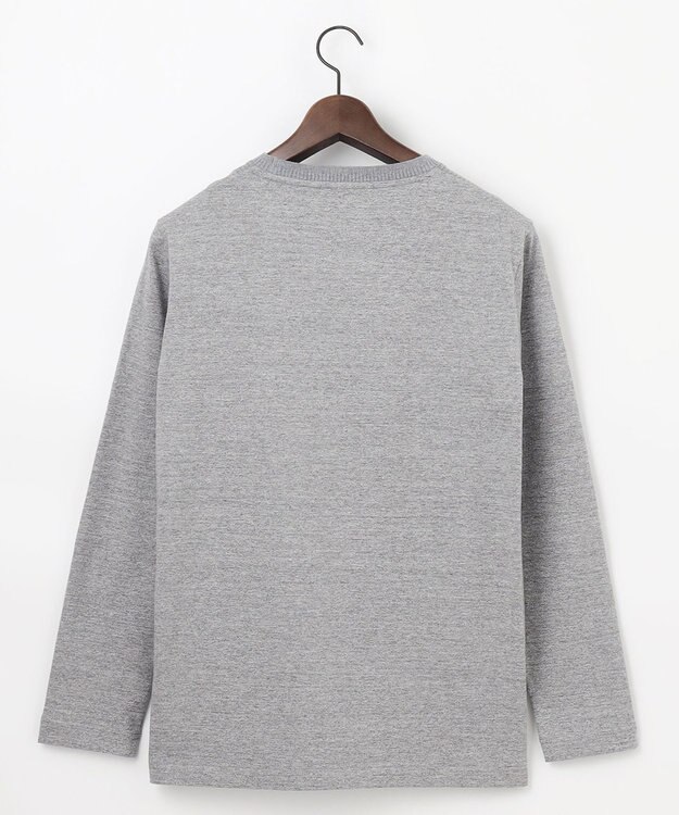 JOSEPH ABBOUD 【キングサイズ・オーガニックコットン使用・日本素材、日本縫製】JOE COTTON サッカー Tシャツ ライトグレー系