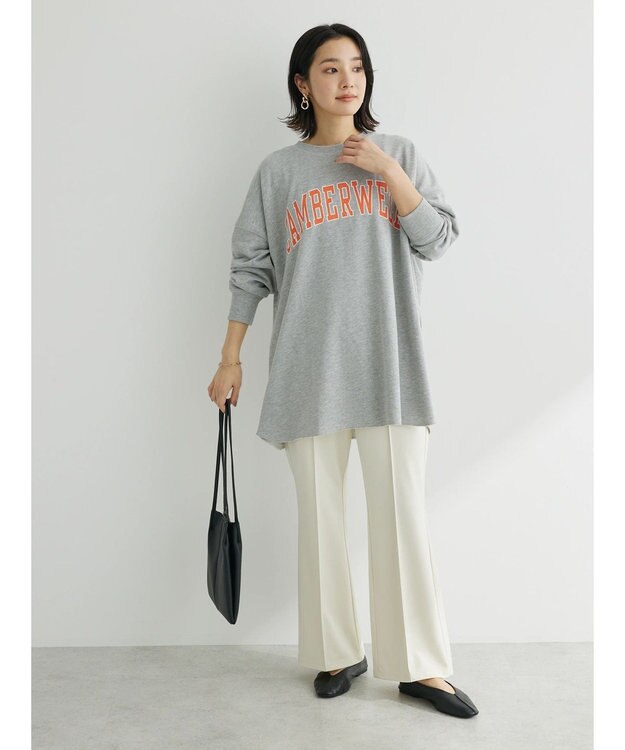 Green Parks らくスレパンツ Ecru