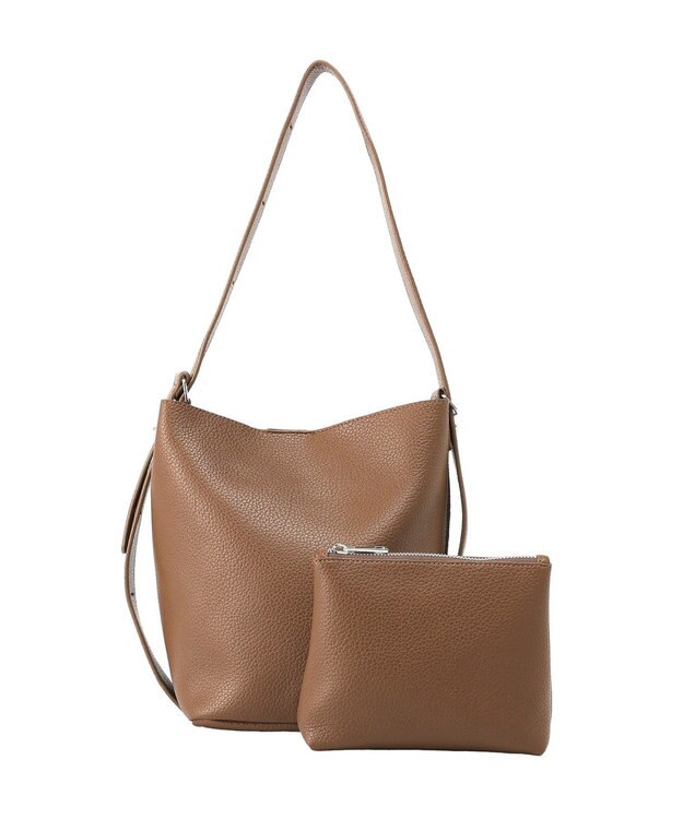 AMERICAN HOLIC 【2点SET】2WAYショルダーバッグinポーチ Brown
